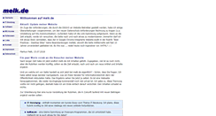 Desktop Screenshot of melk.de